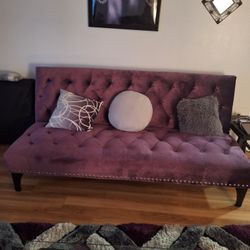 Purple Futon Dining Table Glass