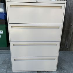 💼 Heavy-Duty 4-Drawer Metal File Cabinet – Solid & Spacious! 