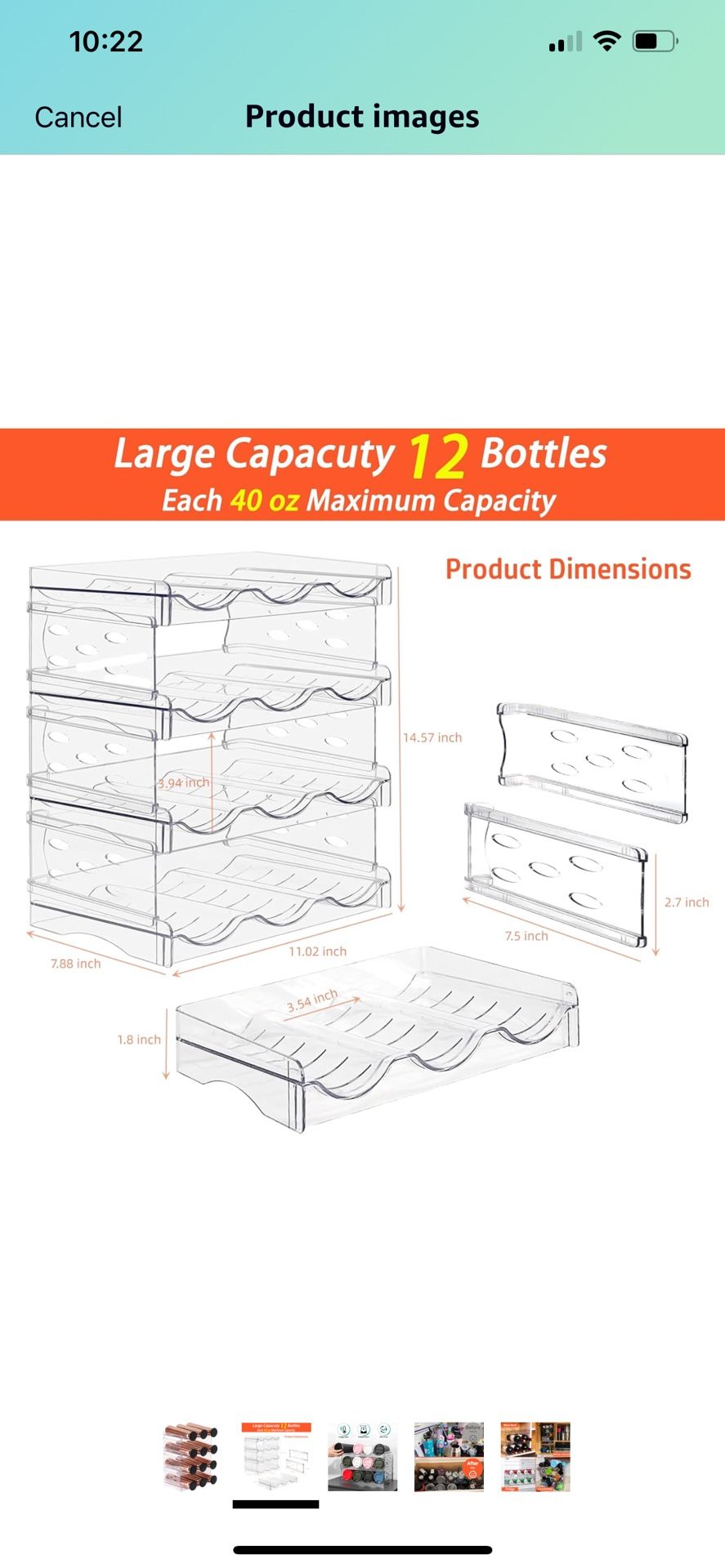 Stackable Bottle/ Wine Rack