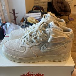 Ds Stussy Air Force 1s Size 9.5 