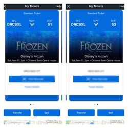 Frozen On Broadway November 12,2023 In Boston 