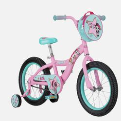 Girls 16 inch wheel LOL Surprise kids bike