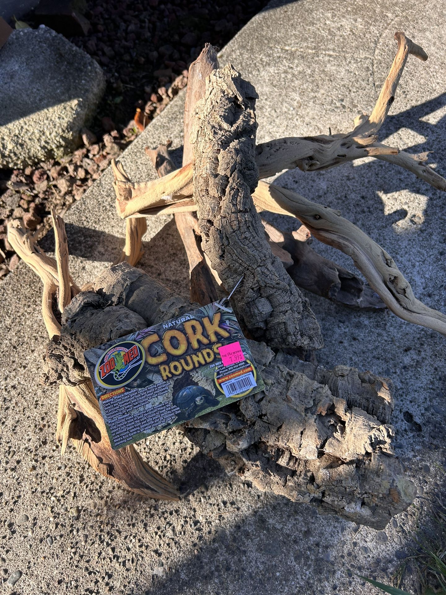 Reptile Cork Rounds And Logs