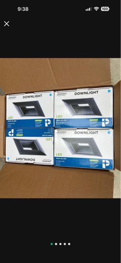 8 pieces progress lighting downlight LED new asking $10 each or $50 for all