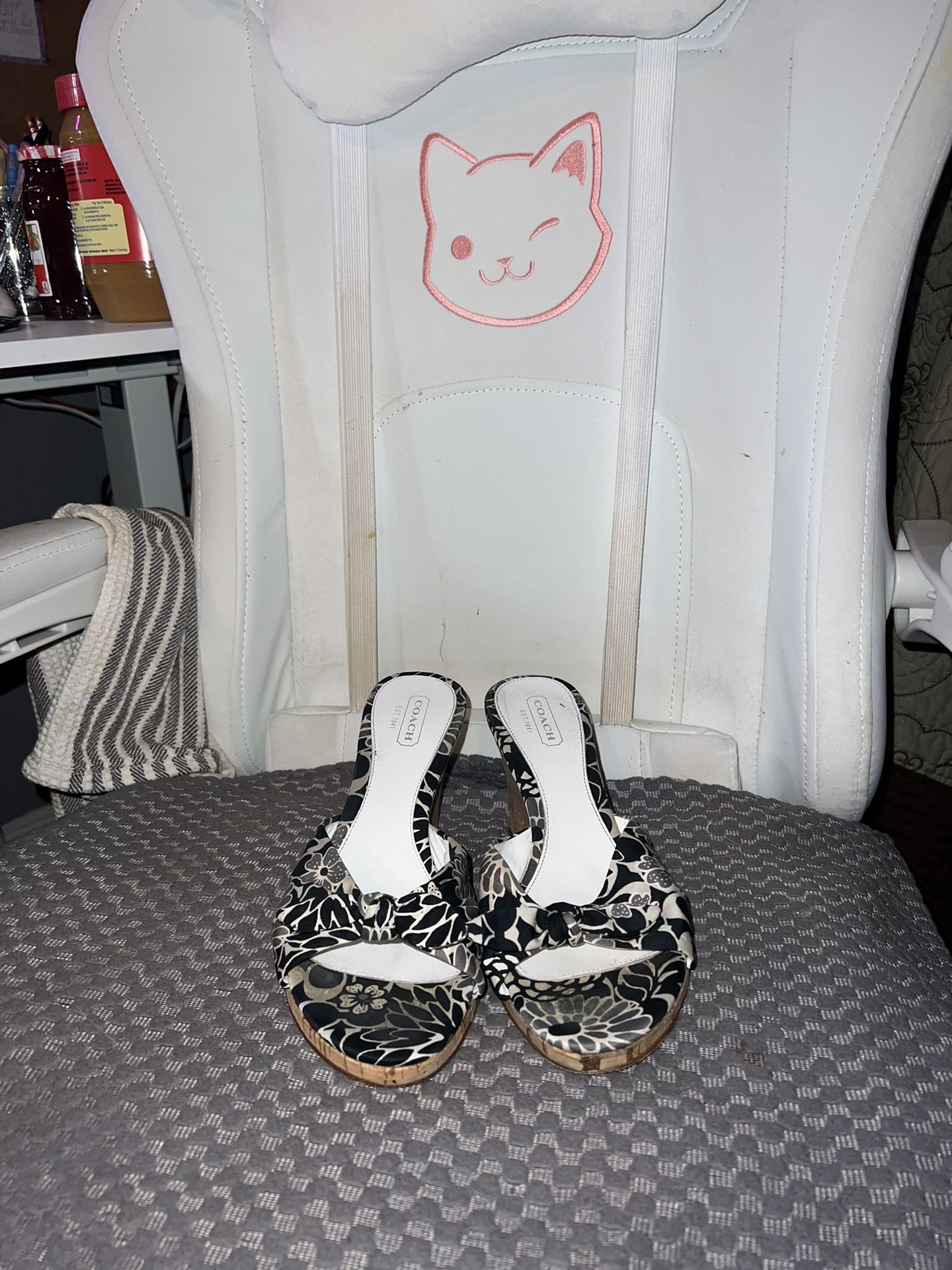 Coach wedge sandals