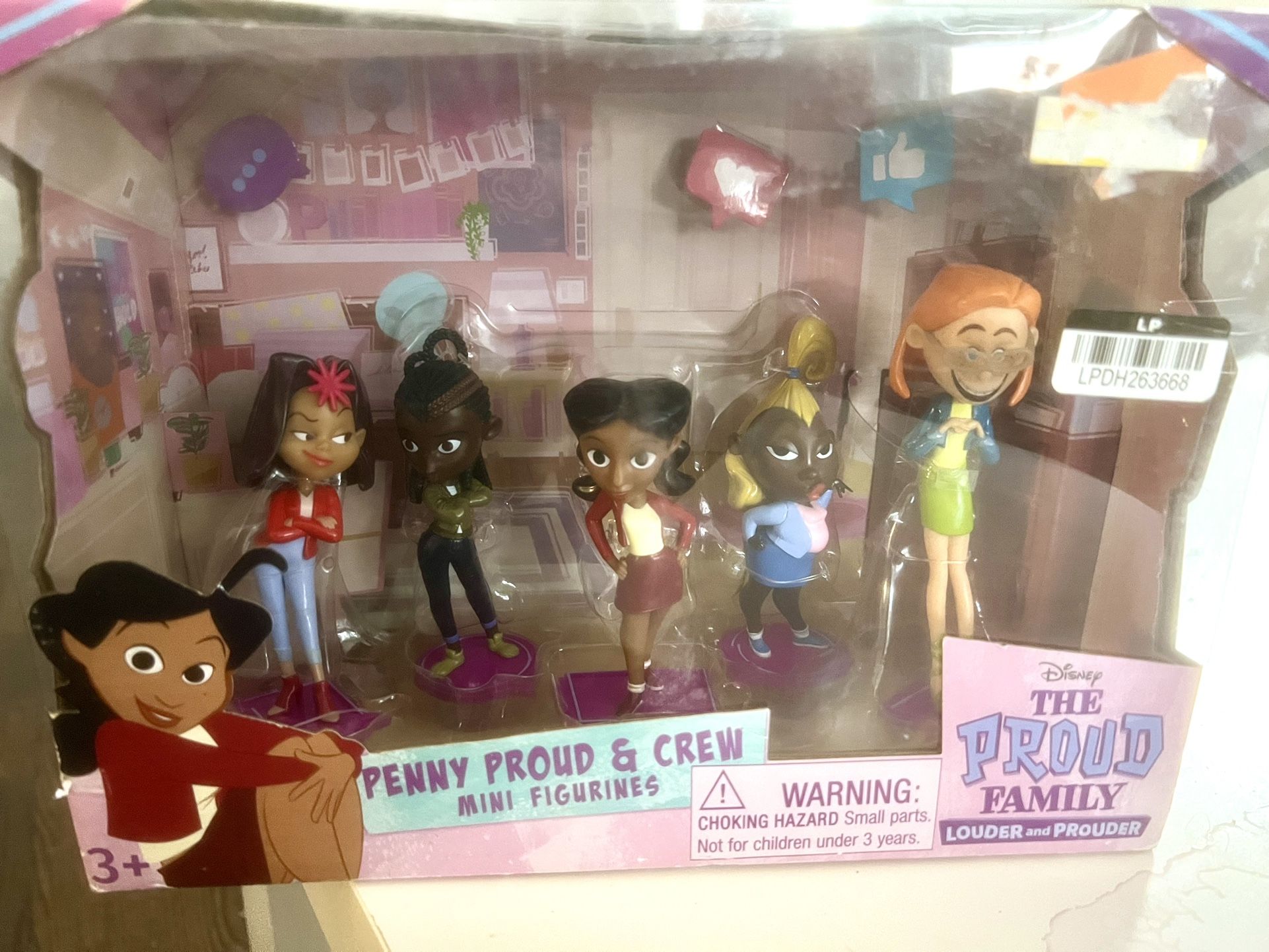 The Proud Family Mini Figurines (NEVER OPENED)