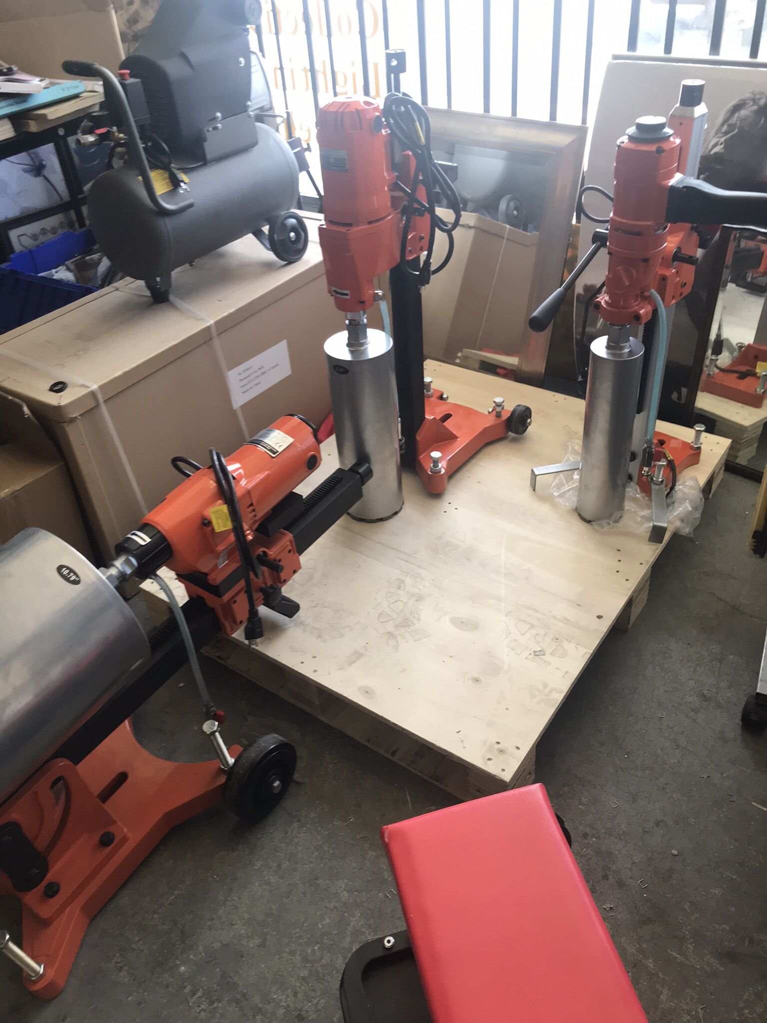 I Have One Left Of A Concrete Core Drilling Machine Can Be Adjust To Drill At Angle New In Unopened Box $1195