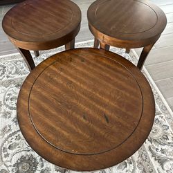 Coffee Table And 2 End Tables Set For Sale