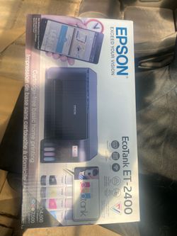 Epson 2400 printer. All in one. Barely used
