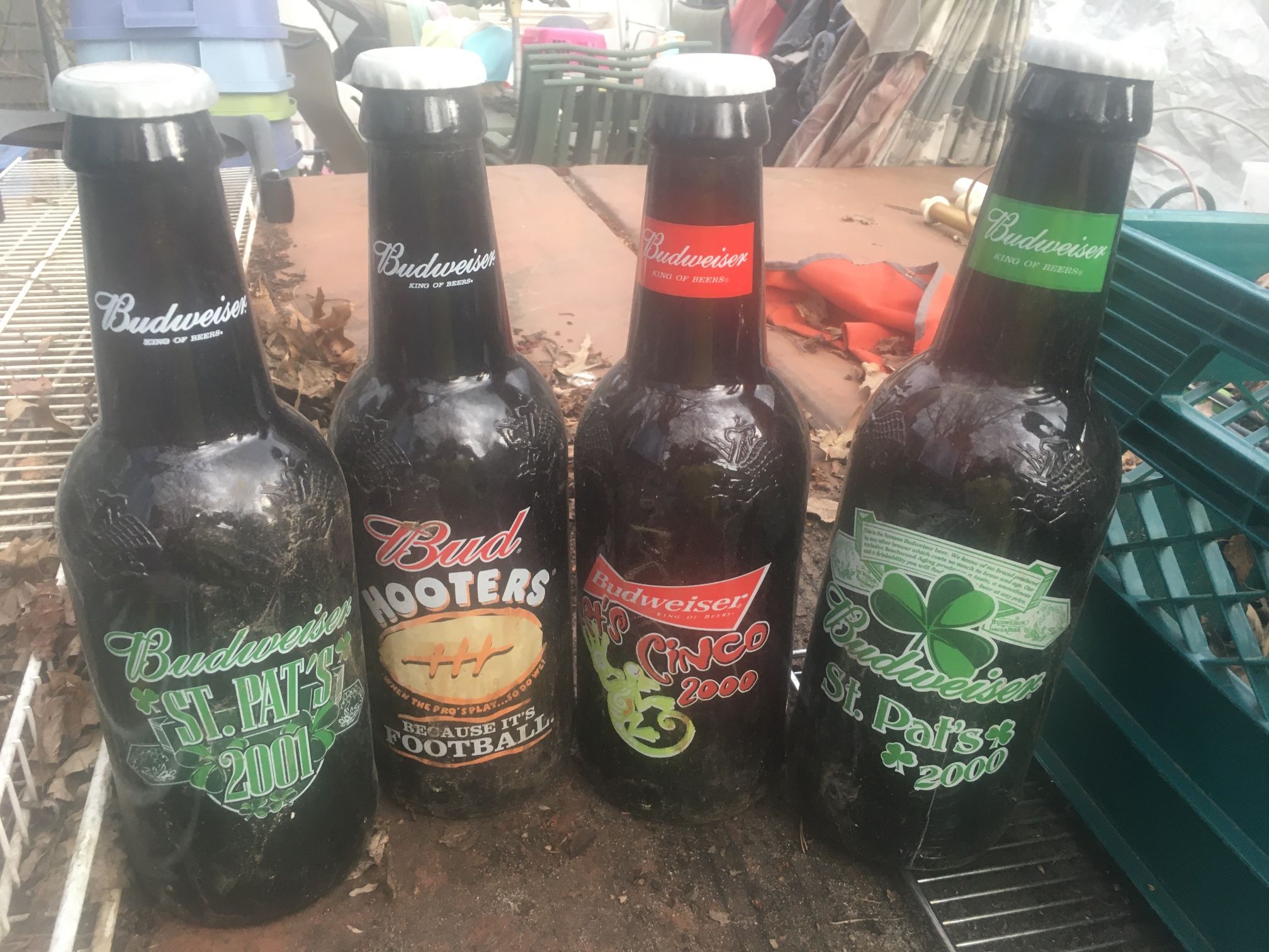 Nice set of 18 inch collectors bottles all for only $25