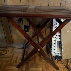 Collapsible Wooden Table