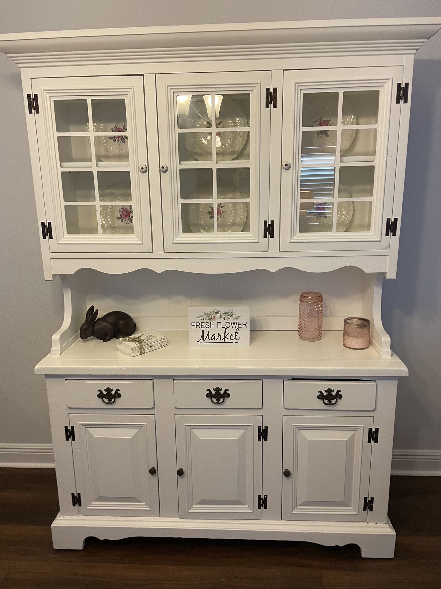 Vintage Repurposed China Cabinet/Hutch