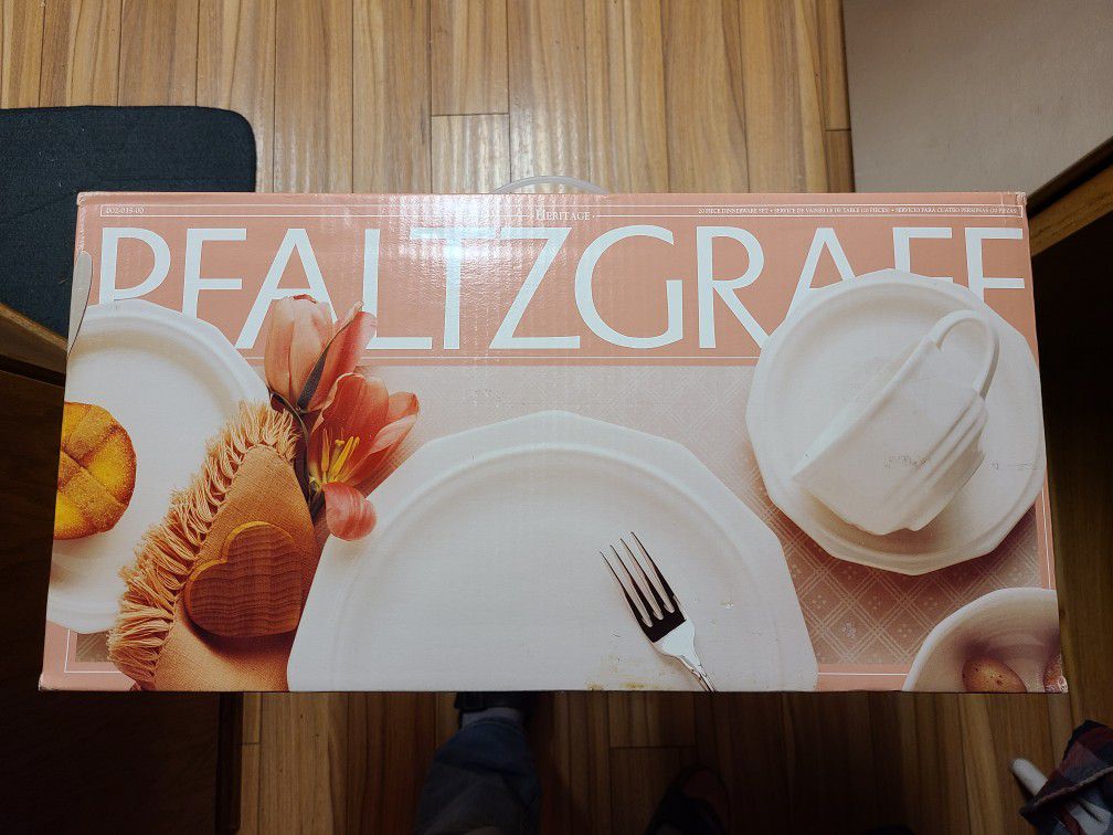 Pfaltzgraff 20 piece dinnerware set (brand new)