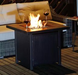 Outdoor propane fire pit new in the box