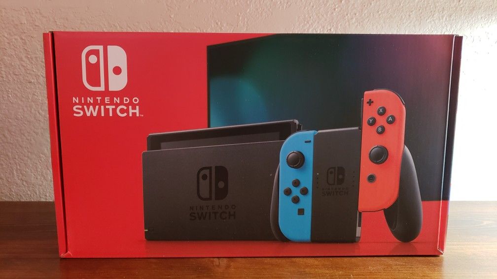 Nintendo Switch with Red/Blue Joy-Con