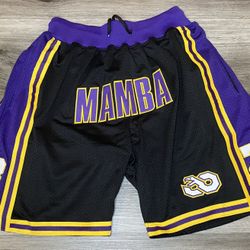 Mamba Forever Lakers Shorts