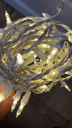 3 Bundles of Snow White Xmas Lights
