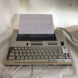 Vintage Silver EXD10 Battery/Electric Typewriter