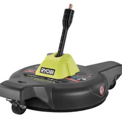 RYOBI 12 in. 3100 PSI Electric Pressure Washer Surface Cleaner with Caster Wheels
