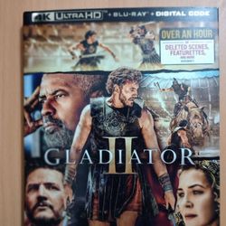 GLADIATOR 2 4K UHD BLU RAY DIGITAL 