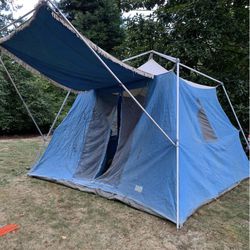 Vintage Sears Ted Williams Canvas Camping Tent