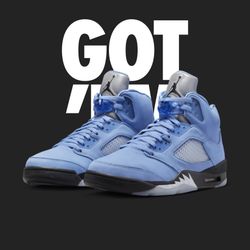 Jordan 5 Unc Size 9 