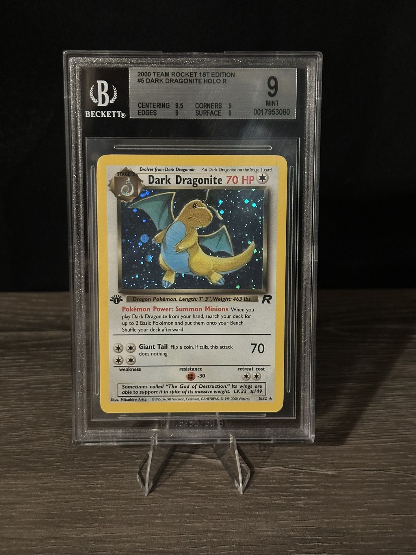 dark dragonite pokemon card 1st edition Rare  Team Rocket 22/82  CollexyLux Evolves from Dark Dragonair Type Dark Dragonite First Edition, real?