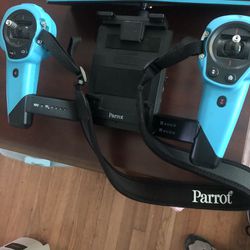 PARROT Sky Controller AND  2 BEBOP Drones W/Charger & 2 Batteries