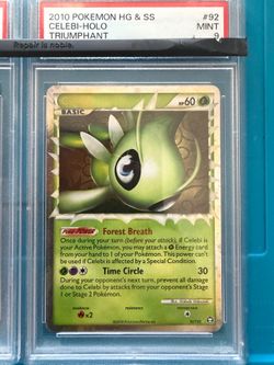 Celebi slabs psa pokemon