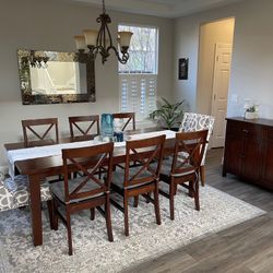 8 Seat Dining Table Set
