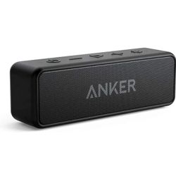 Anker Soundcore 2 Portable Bluetooth Speaker with Stereo Sound, Bluetooth 5, Bassup, IPX7 Waterproof
