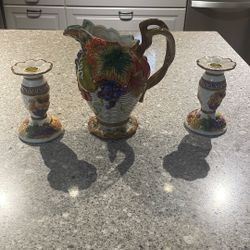 Autumn FITZ AND FLOYD Candle Holders