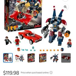 New Iron man Detroit steel strikes lego set #76077 RETIRED