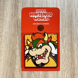 New Universal Studios Pin Super Nintendo World Bowser King Koopa Hollywood 