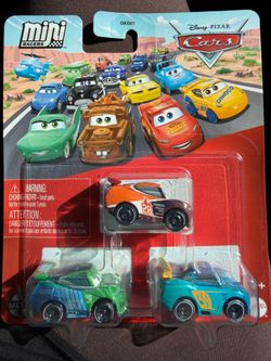 Cars Pixar Mini Racers 3pk