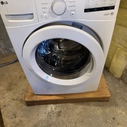 4.5 Cu. Ft. Stackable Front Load Washer in White with Coldwash Technology