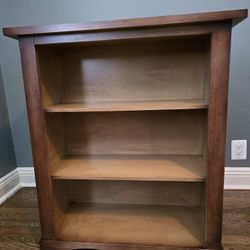 Italian made wood shelf with glass or stone top