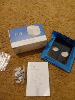 Brand new in box ring pro plug in adapter with mount no doorbell