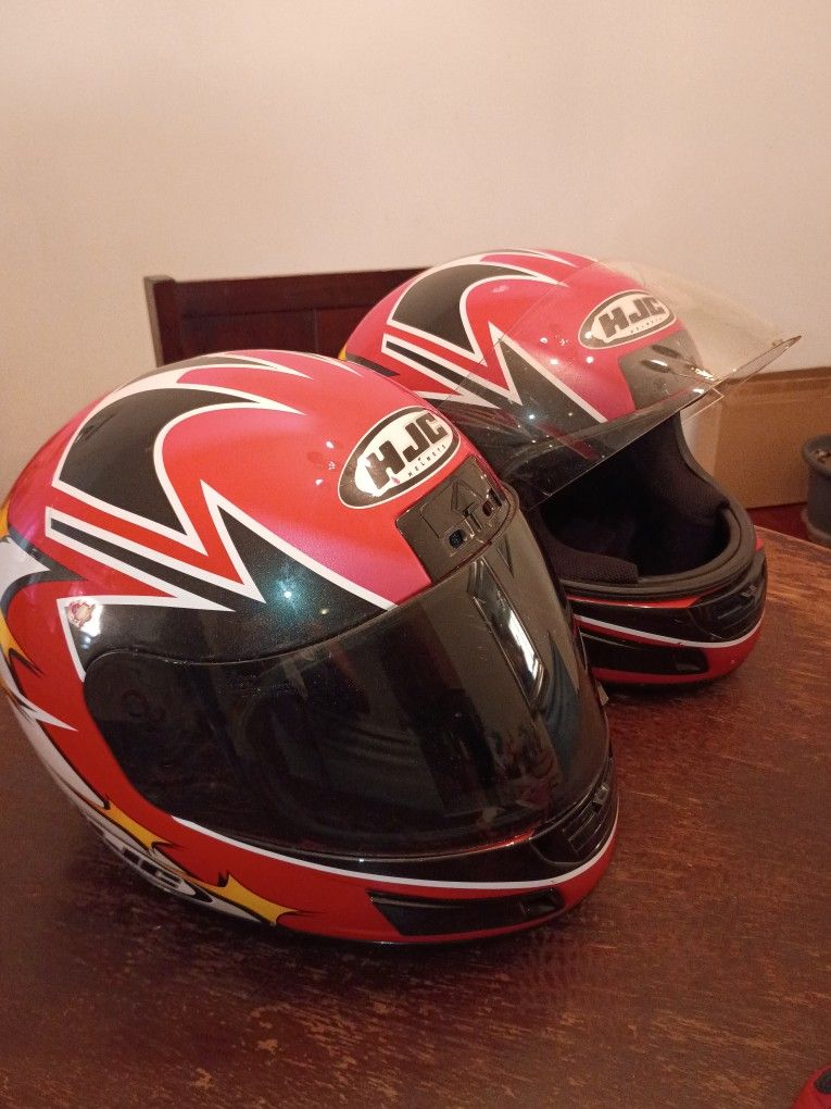 HJC His (L) & Hers (M) Helmets