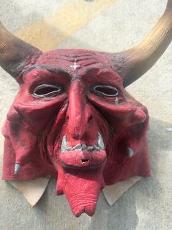 Red Devil Demon Halloween Mask