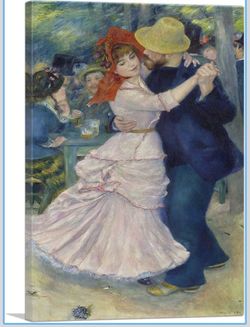 Dance at Bougival 1883: Renoir 18in x 12in x .75in
