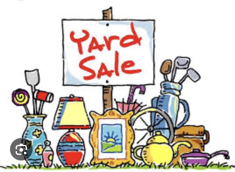 Yard Sale Saturday and Sunday