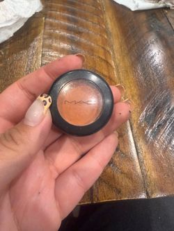 Mac Orange eyeshadow