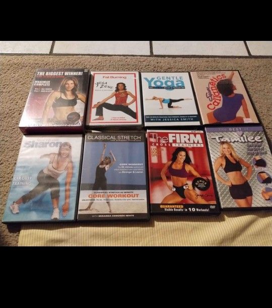 Workout DVD Lot / Exercise DVD Lot Low Price Jillian Michaels, Tamilee, Jessica Smith
