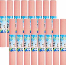 8X Funtery 3 mm Thin Yoga Mats Bulk, 68 x 24 in Non Slip Texture, Floor Pads, Pilates Fitness Studio Class Home Practice, Lightweight Roll up, Workout