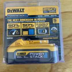 Dewalt POWERSTACK 5AH Battery