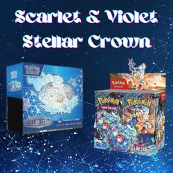 Pokemon Stellar Crown SV07 Booster Box Display 36 Packs English Card Sealed Case