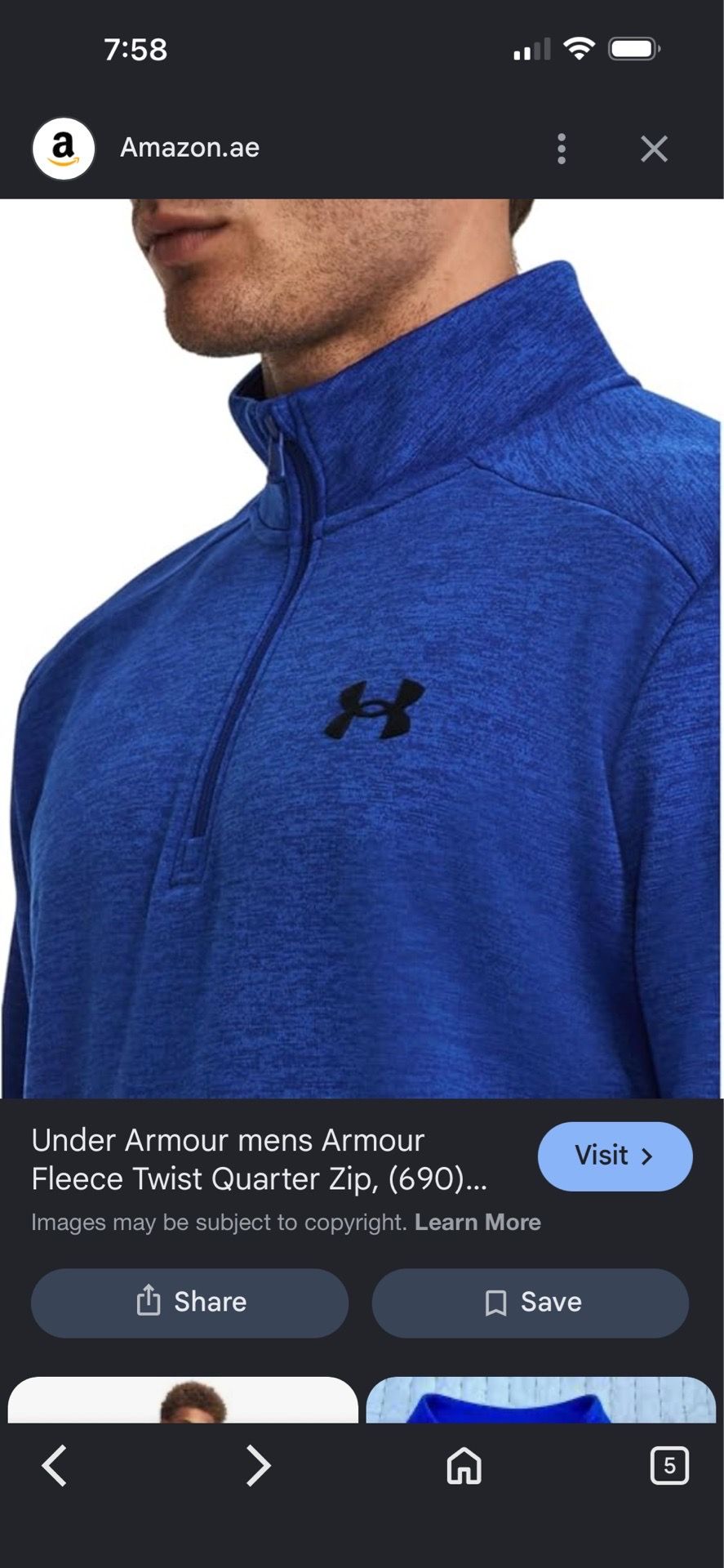 Under armour jacket size xl new with out tags