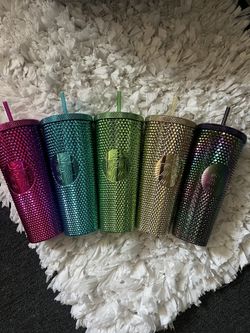 Studded Starbucks Cups