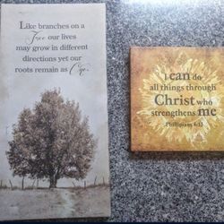 INSPIRATIONAL WALL CANVASES 